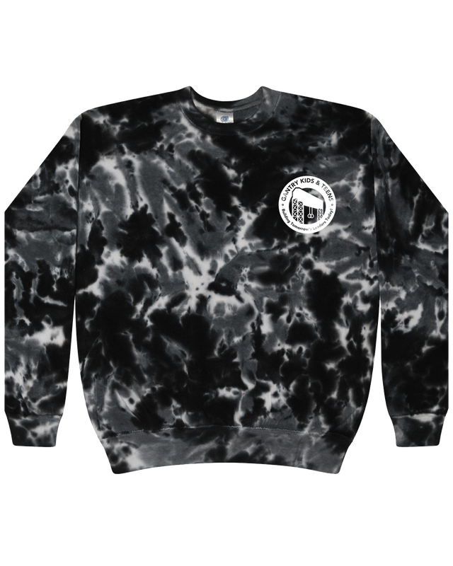 Black tie dye crew neck new arrivals